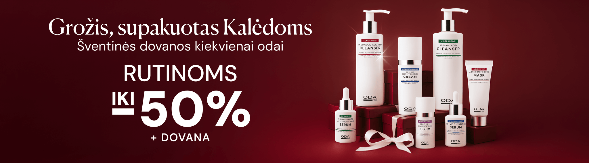 Veido odos priežiūros rutinos - ODA PRO
