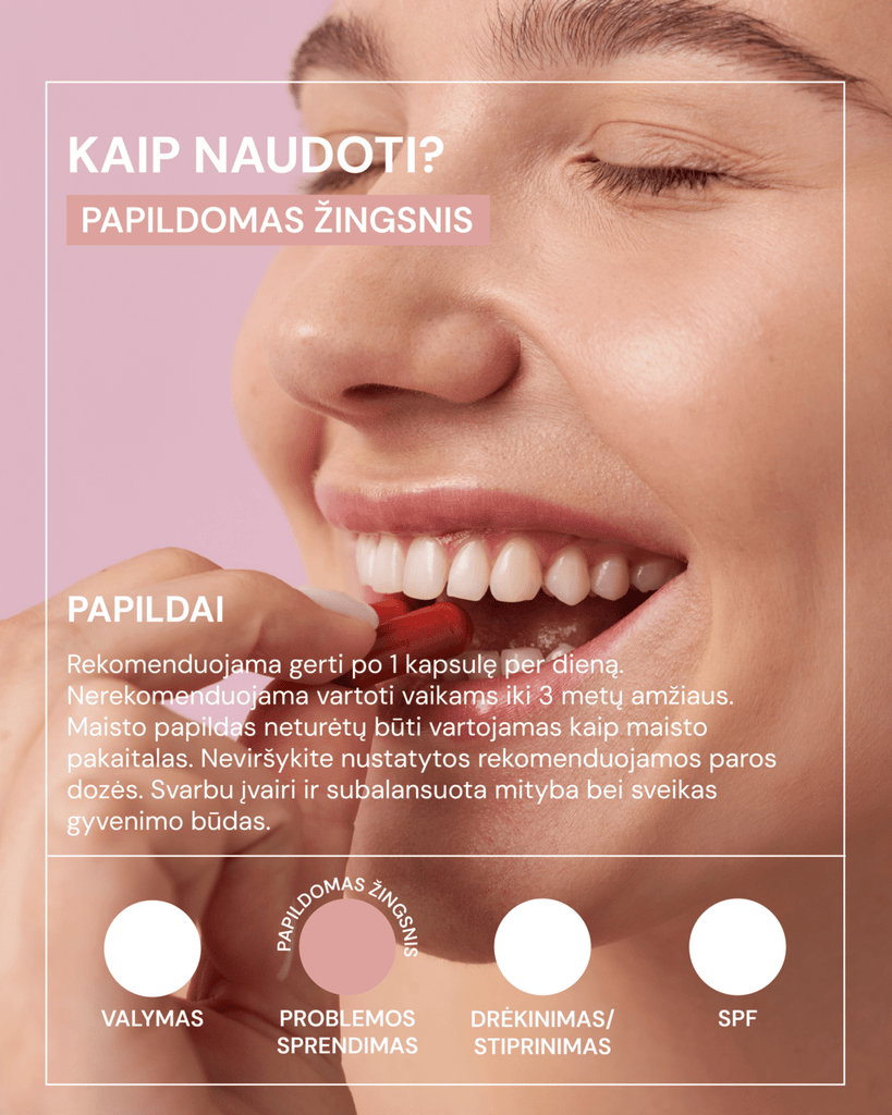 BEAUTY GLOW RECIPE DAUGIAFUNKCINIAI MAISTO PAPILDAI - ODA PRO