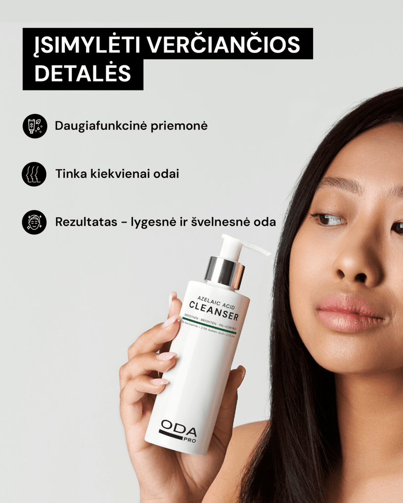 DAUGIAFUNKCINIS PRAUSIKLIS SU AZELAINO RŪGŠTIMI - ODA PRO