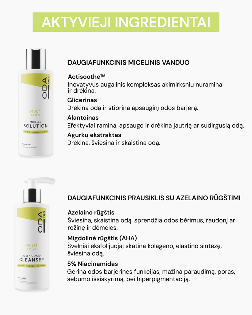DOUBLE CLEANSING RINKINYS - ODA PRO