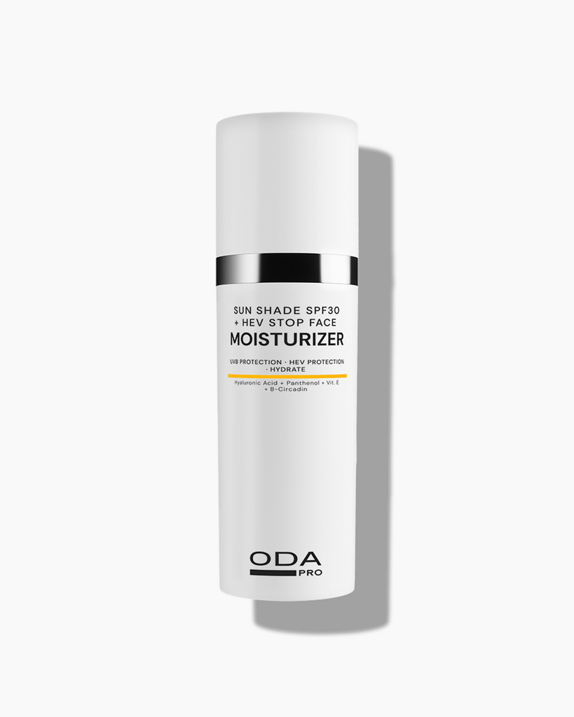 DOVANA - DRĖKINAMASIS VEIDO KREMAS NUO SAULĖS SPF30 IR MĖLYNOSIOS ŠVIESOS - ODA PRO