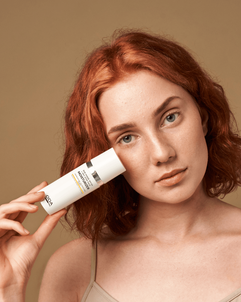 DRĖKINAMASIS VEIDO KREMAS NUO SAULĖS SPF30 IR MĖLYNOSIOS ŠVIESOS - ODA PRO