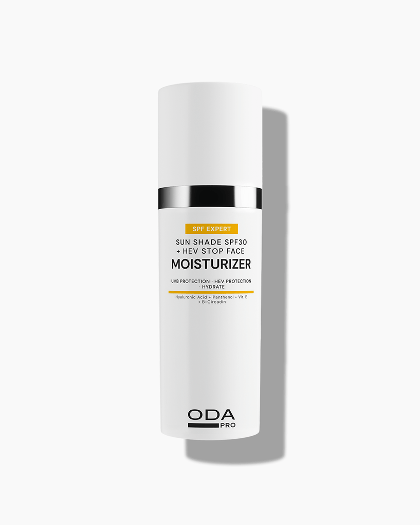 Drėkinamasis veido kremas nuo saulės SPF30 ir mėlynosios šviesos - ODA PRO