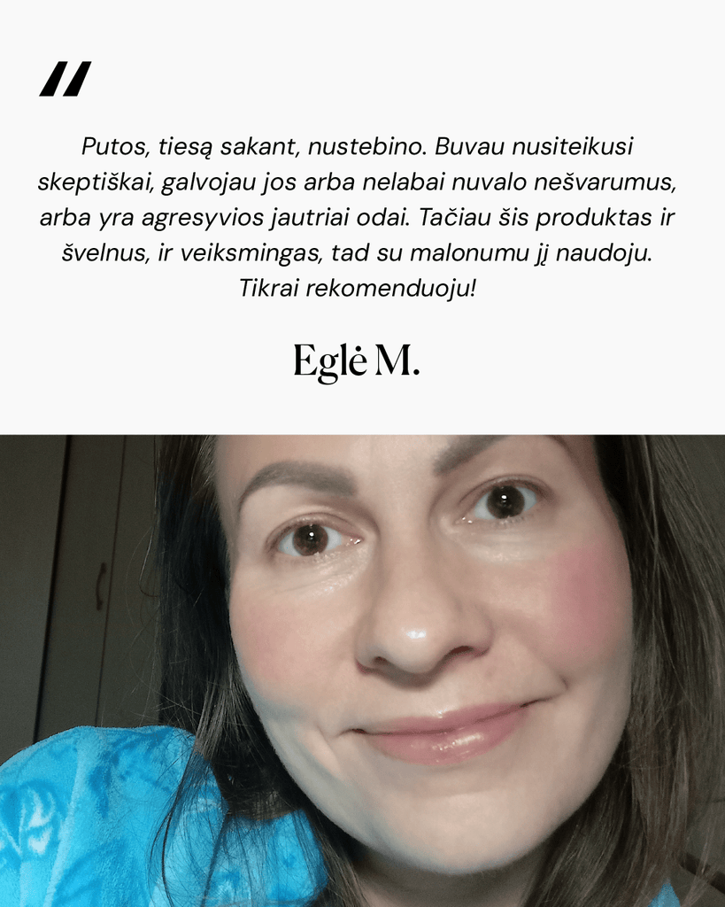 Drėkinantis putų prausiklis veidui - ODA PRO