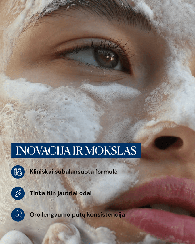 Drėkinantis putų prausiklis veidui - ODA PRO
