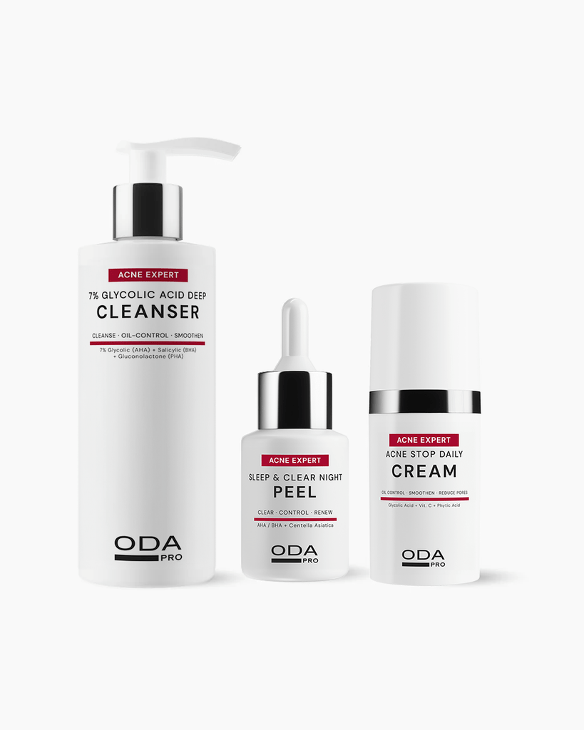 FAST ACTING ACNE rinkinys - ODA PRO