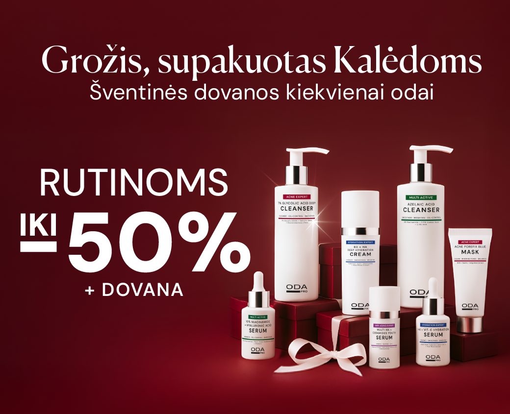 Veido odos priežiūros rutinos - ODA PRO