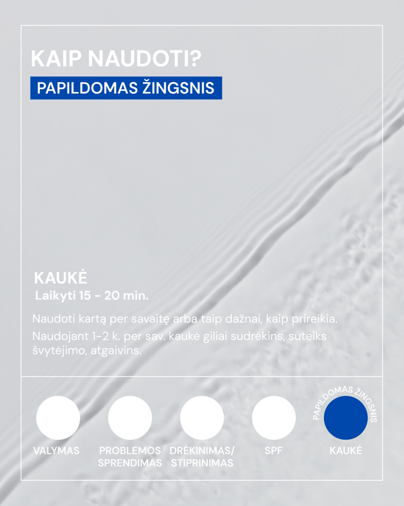 INTENSYVIAI DRĖKINANTI BIOCELIULIOZINĖ KAUKĖ SU HIALURONO RŪGŠTIMI - ODA PRO