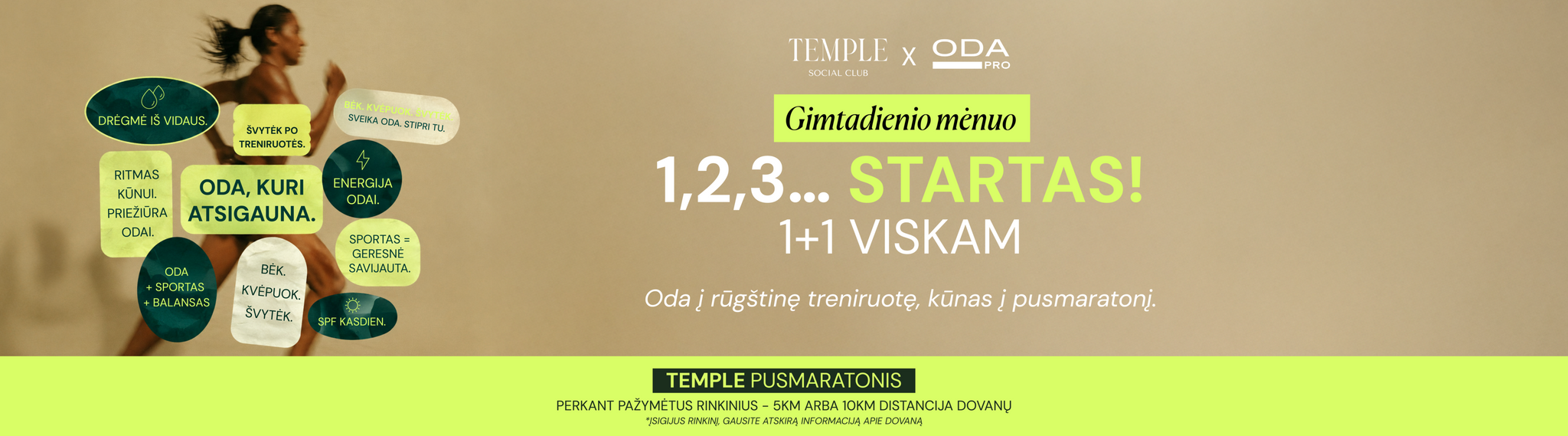 TEMPLE pusmaratonis - ODA PRO