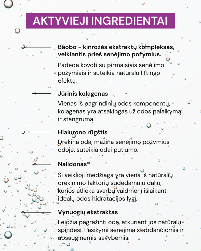 LIFTINGUOJANTI IR STANGRINANTI LAKŠTINĖ KAUKĖ - ODA PRO