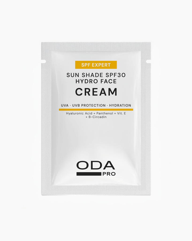 Mėginys drėkinamasis veido kremas nuo saulės SPF30 - ODA PRO