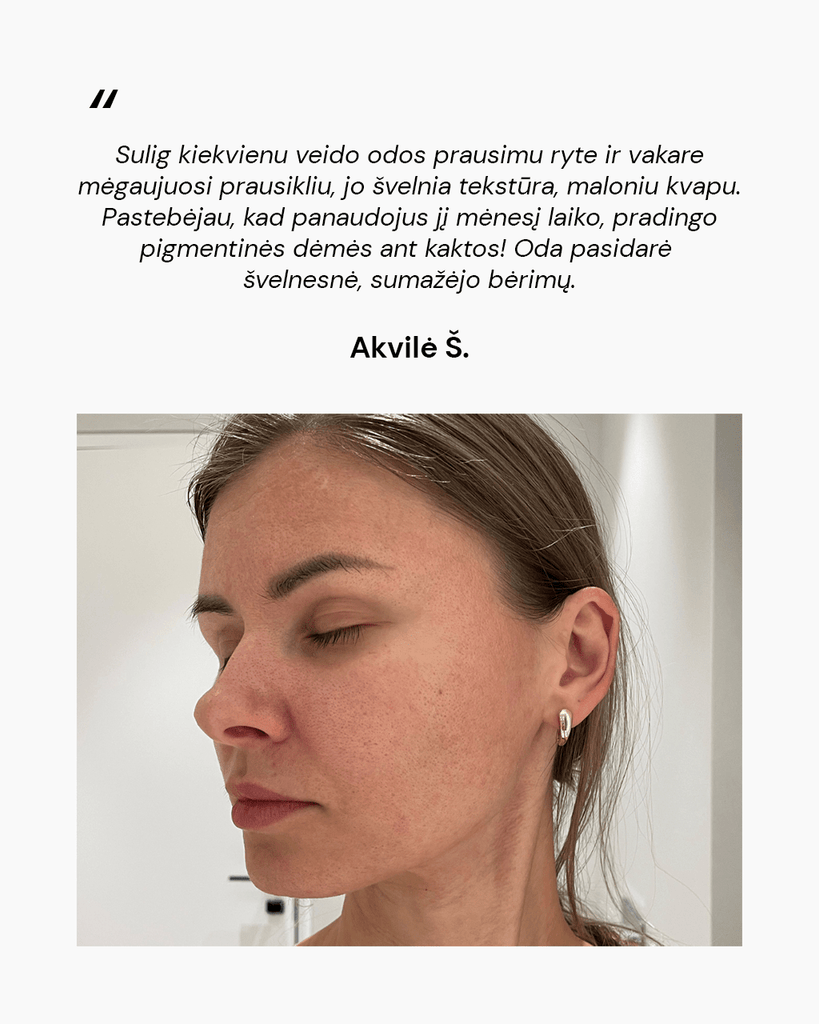 MĖGINYS GILIAI VALANTIS PRAUSIKLIS SU 7% GLIKOLIO RŪGŠTIMI - ODA PRO