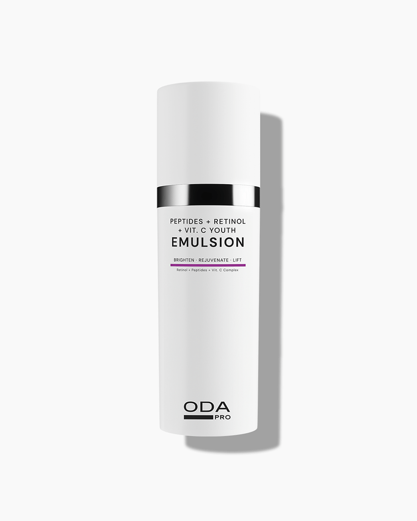 PEPTIDŲ EMULSIJA SU RETINOLIU IR VITAMINU C - ODA PRO