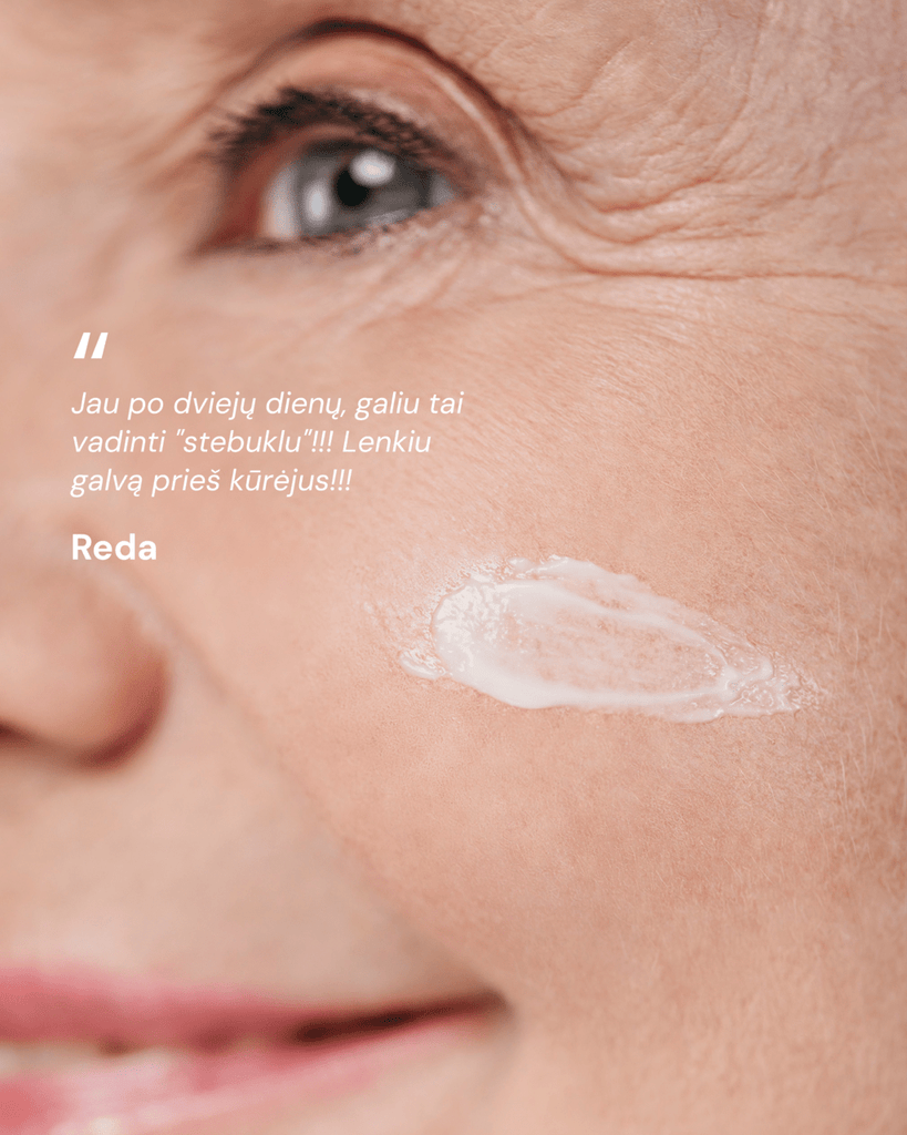 PEPTIDŲ EMULSIJA SU RETINOLIU IR VITAMINU C - ODA PRO