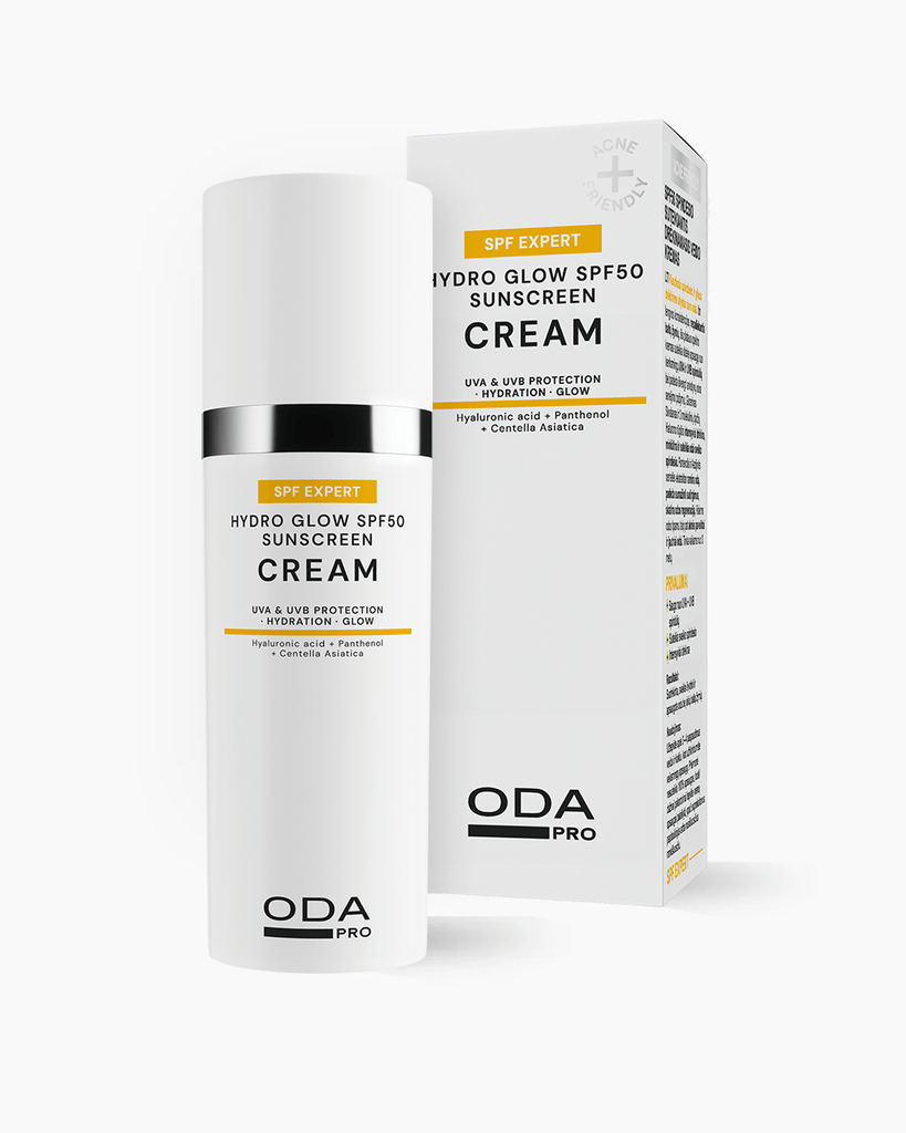 SPF50 spindesio suteikiantis drėkinamasis veido kremas - ODA PRO