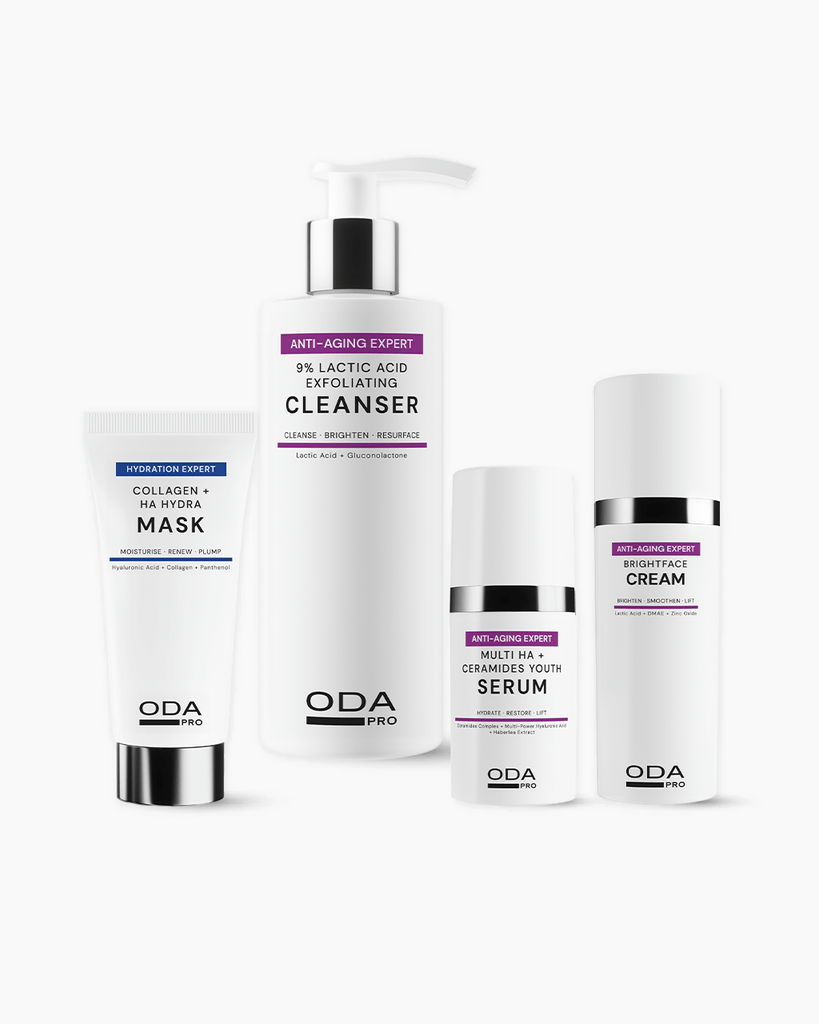 Šviesinanti ir stangrinanti anti - aging rutina - ODA PRO