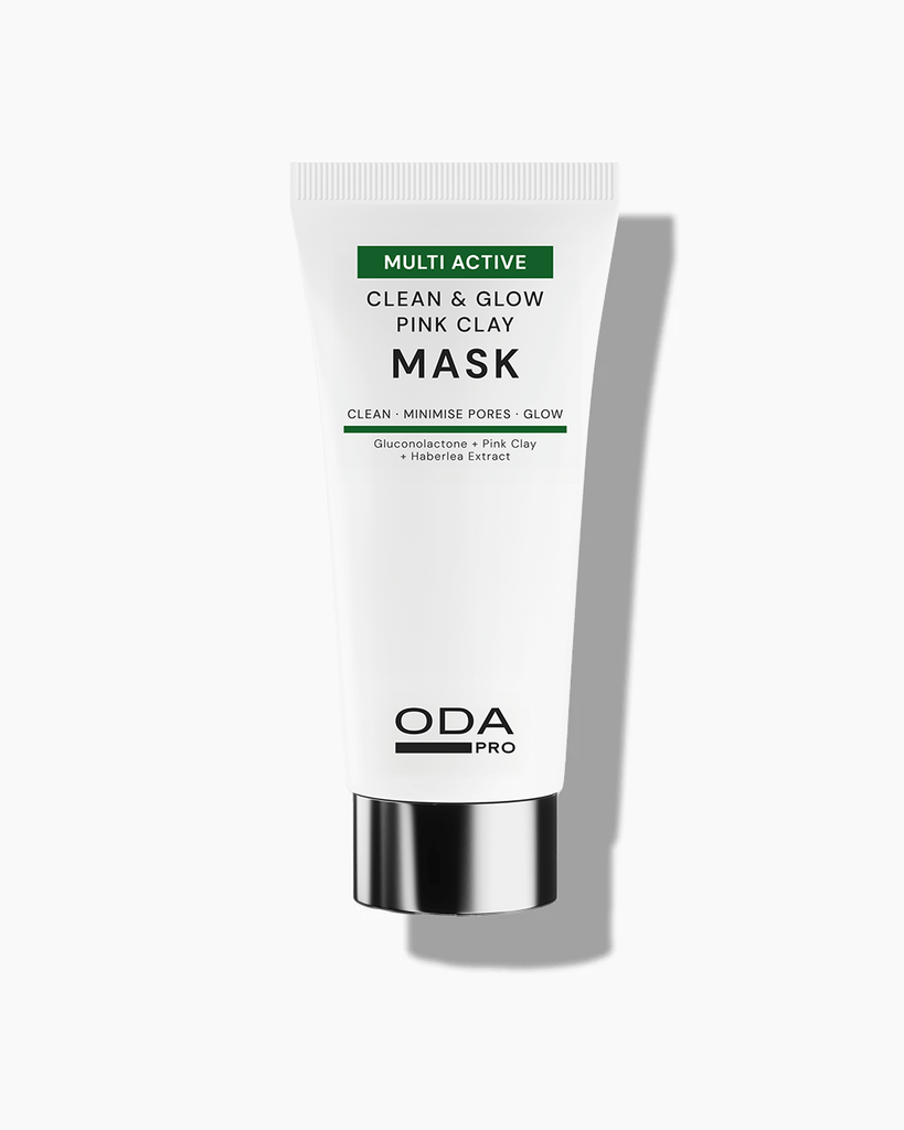 Valanti ir skaistinanti rožinio molio kaukė - ODA PRO