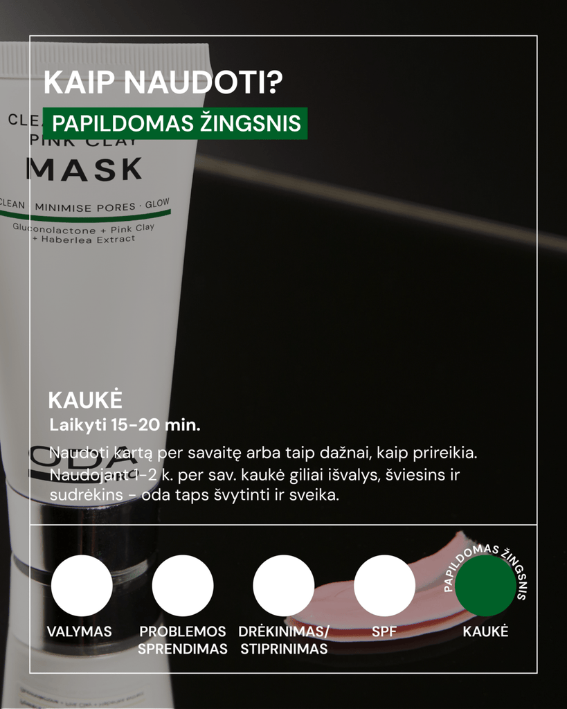 VALANTI IR SKAISTINANTI ROŽINIO MOLIO KAUKĖ - ODA PRO
